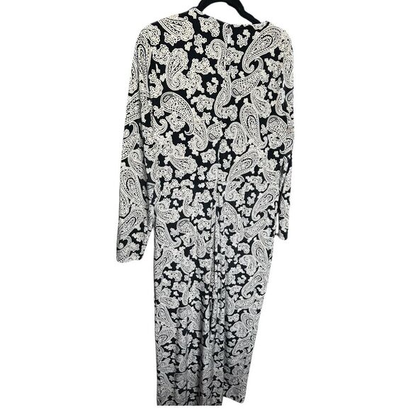 Michael Kors Paisley Print Velvet Jumpsuit Size XL - Picture 13 of 16